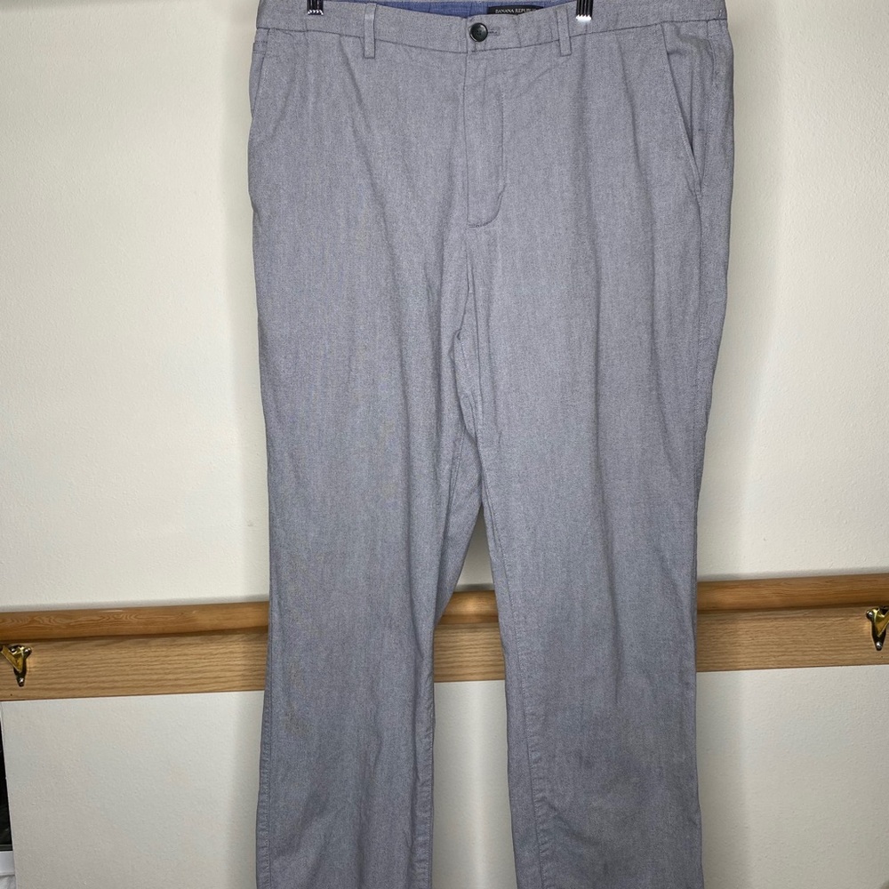 Gray men’s chinos